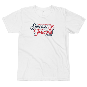LTS Surprise Falcons White Script T-shirt 2020